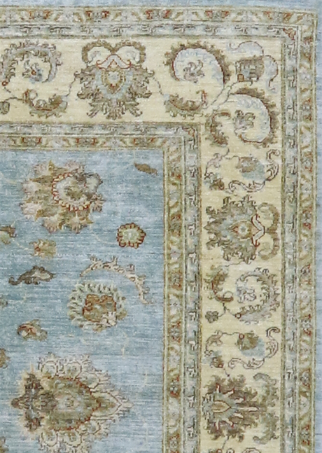 Sky Blue Ziegler 5'8" x 5'9"