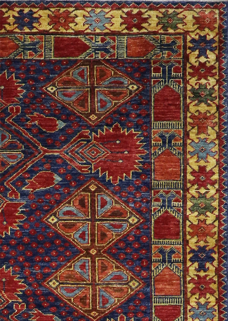 Geometric Plum Tribal 4'7" x 6'10"