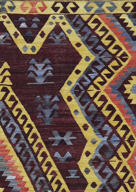 Cirtrine Checkered Kilim 6'8" x 9'7"