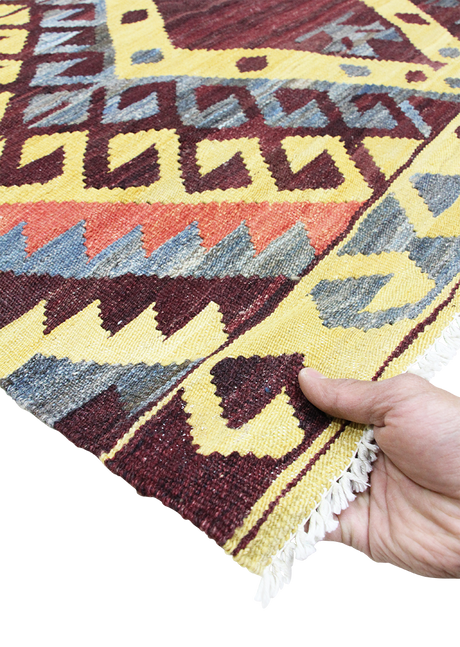 Cirtrine Checkered Kilim 6'8" x 9'7"