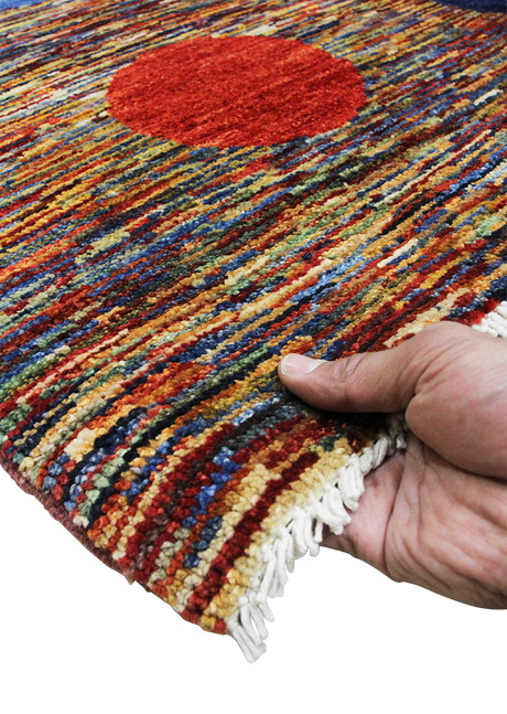 Coffee Kaleidoscope Gabbeh 9' 4" x 12' 8"