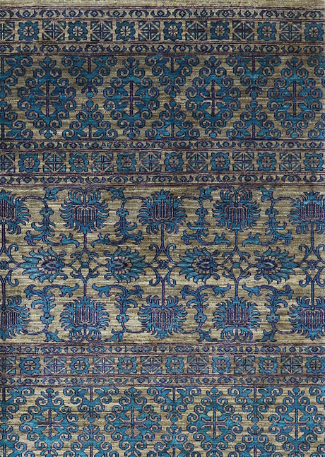 Sapphire Smoke Khorjin 7'1" x 9'7"