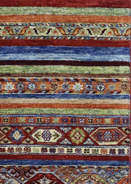 Multicolor Cardinal Khorjin 2'8" x 4'