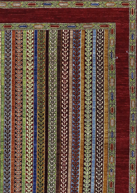 Multicolor Carnelian Khorjin 5'7" x 8'1"