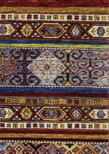 Linear Rainbow Khorjin 2'8" x 4'2"