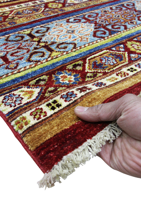 Linear Rainbow Khorjin 2'8" x 4'2"