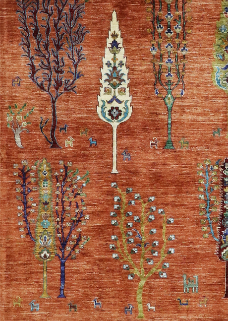 Marigold Tree Gabbeh 6'10" x 9'8"