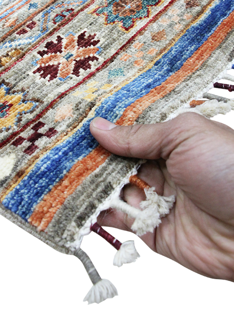 Striped Runner Khorjin 3' x 7'9"