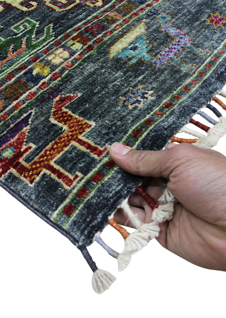 Coral Animal Design Khorjin 4'1" x 5'10"