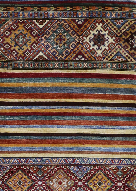 Geometric Amber Khorjin 4'10" x 6'4"