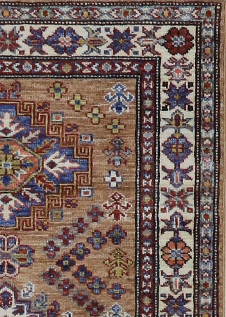 Chocolate Runner Super Kazak 2'6" x 6'9"