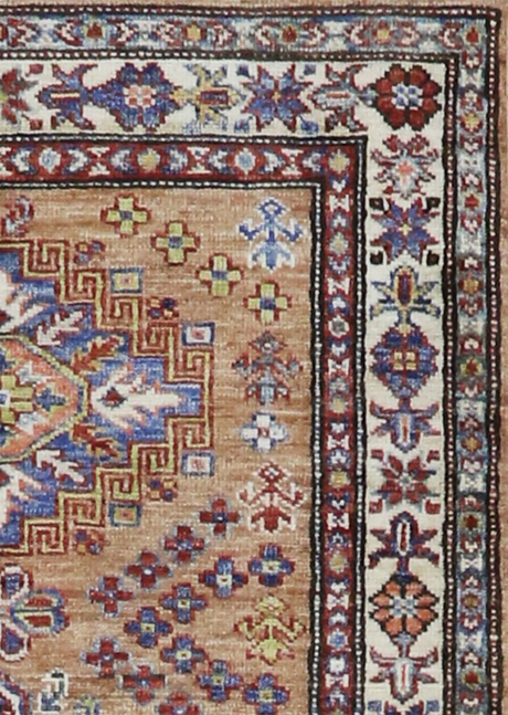 Eggshell Runner Super Kazak 2'6" x 6'9"