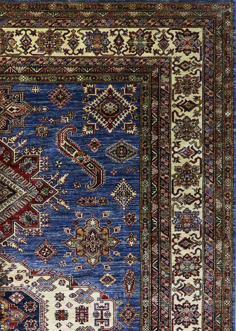 Azurite Medallion Super Kazak 9'0" x 11'10"