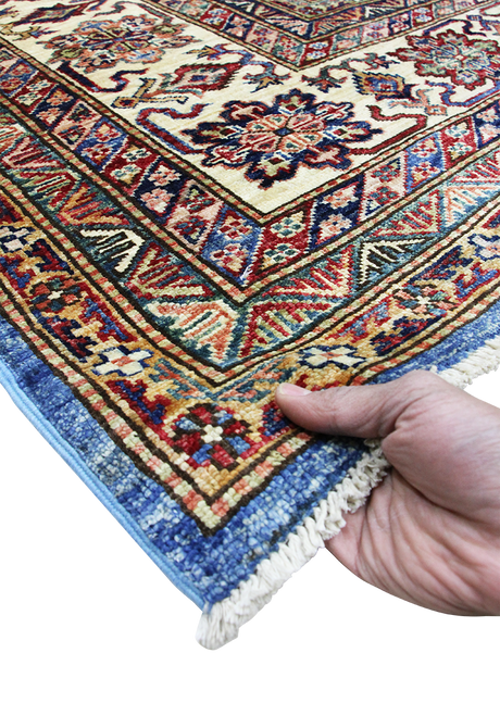 Azurite Medallion Super Kazak 9'0" x 11'10"