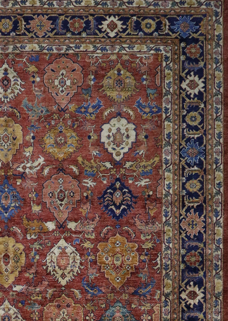 Red Saffron Serapi 9'11 x 13'7"