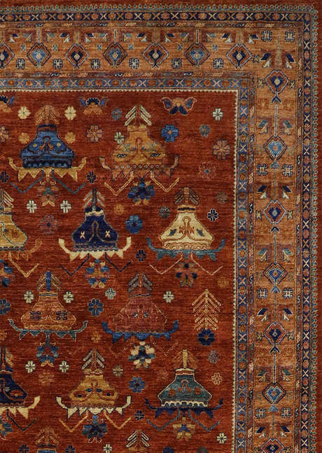 Brilliant Topaz Serapi 9'11 x 13'9"