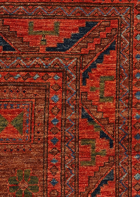 Brilliant Red Serapi 5'9" x 7'11"