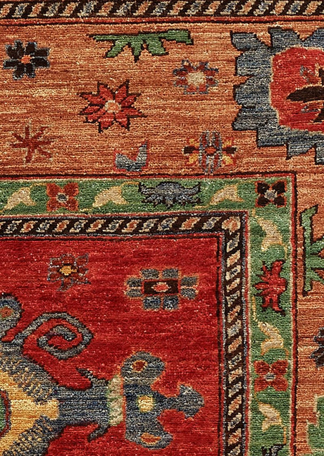 Sunset Red Super Kazak 9'2" x 11'8"