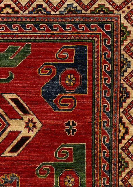 Brilliant Red Super Kazak 6'2" x 8'10"