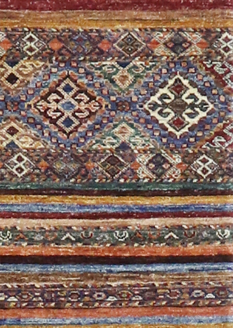 Geometric Mandarin Khorjin 3' 5" x 4' 10"