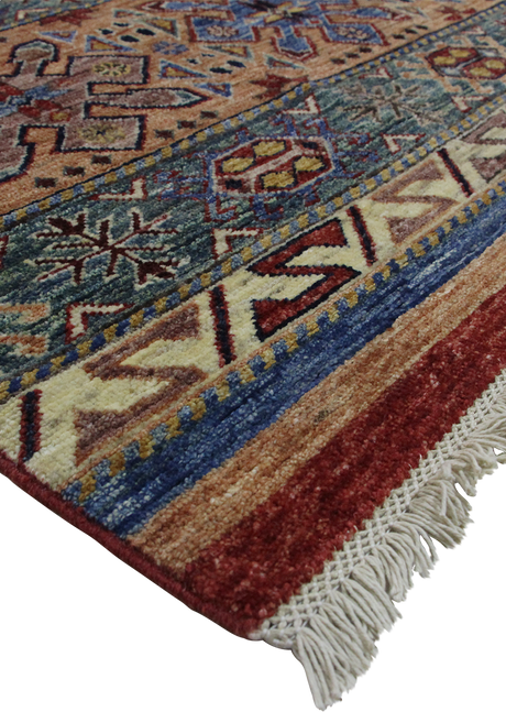 Multicolored Stripe Gabbeh 6'1" x 8'8"