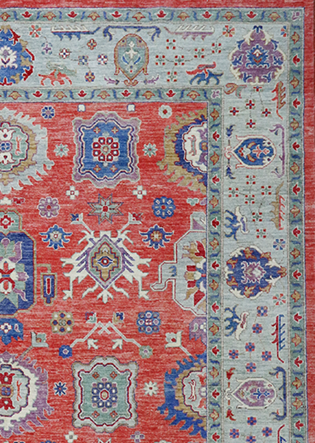 Floral Apple Oushak 9'3" x 11'11"