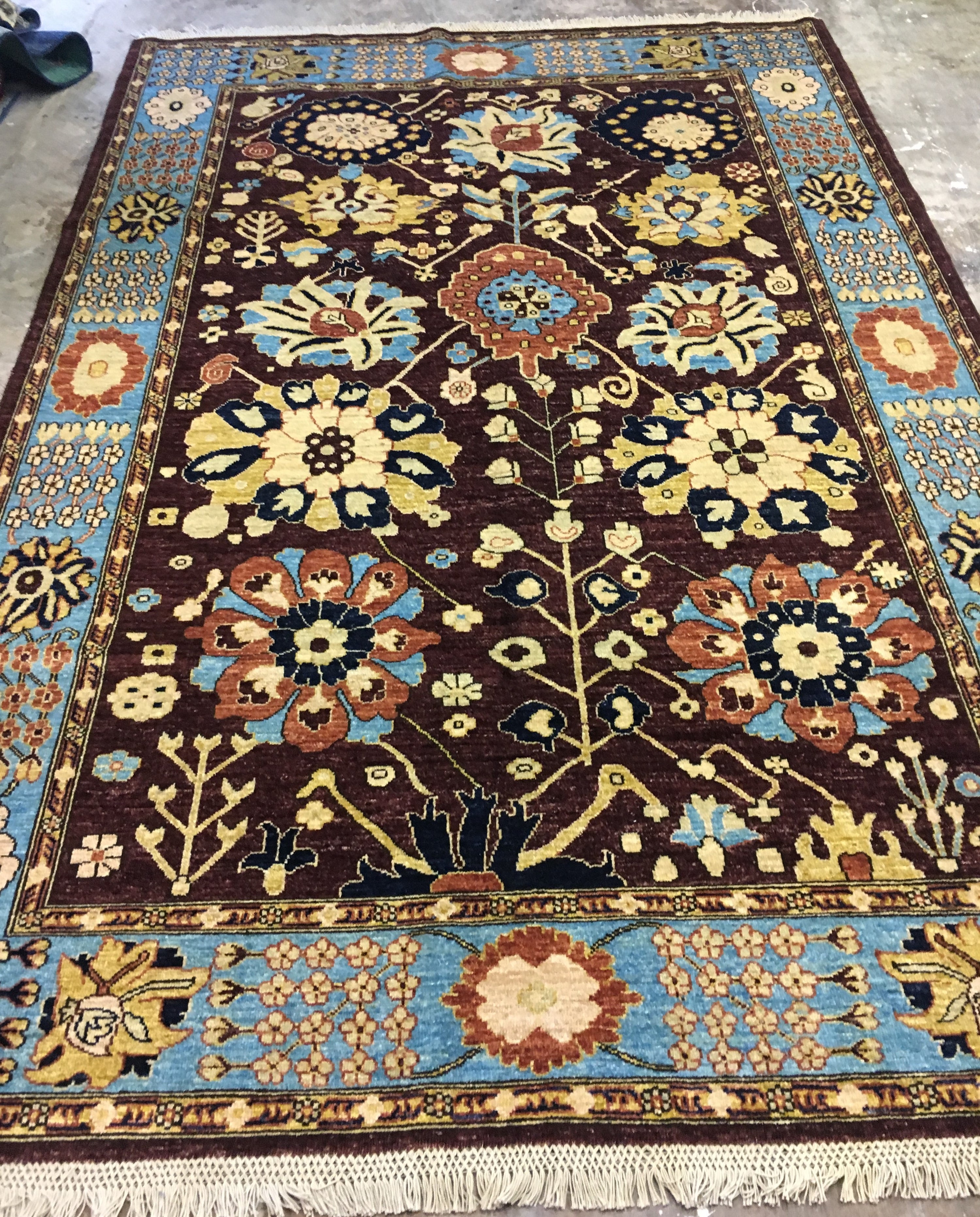 Chocolate Nocturne Oushak 6'1" x 9'1"