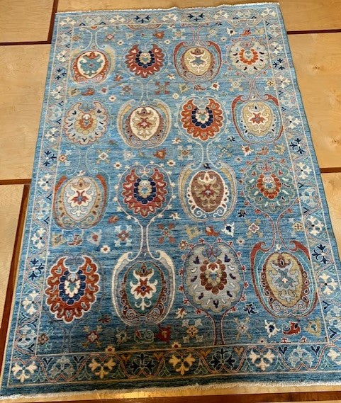 Sapphire Amber Oushak 6'5" x 9'2"