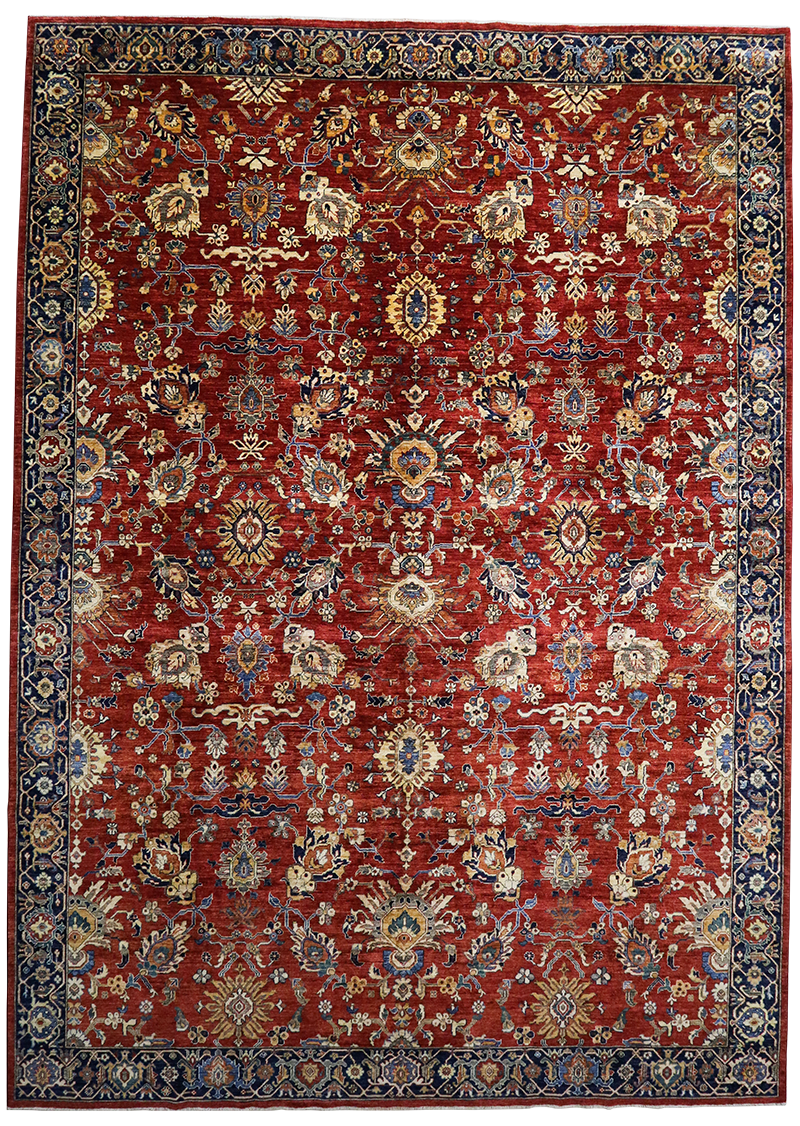 Shimmering Red Serapi 9' 11" x 14' 1"