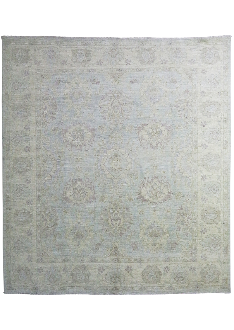 Smoke Neutral Oushak 8'8" x 11'9"