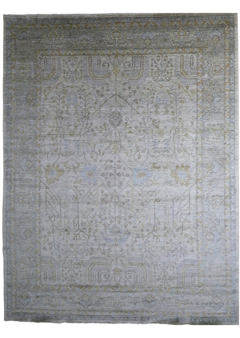 Tundra Smoke Oushak 8'7" x 11'4"