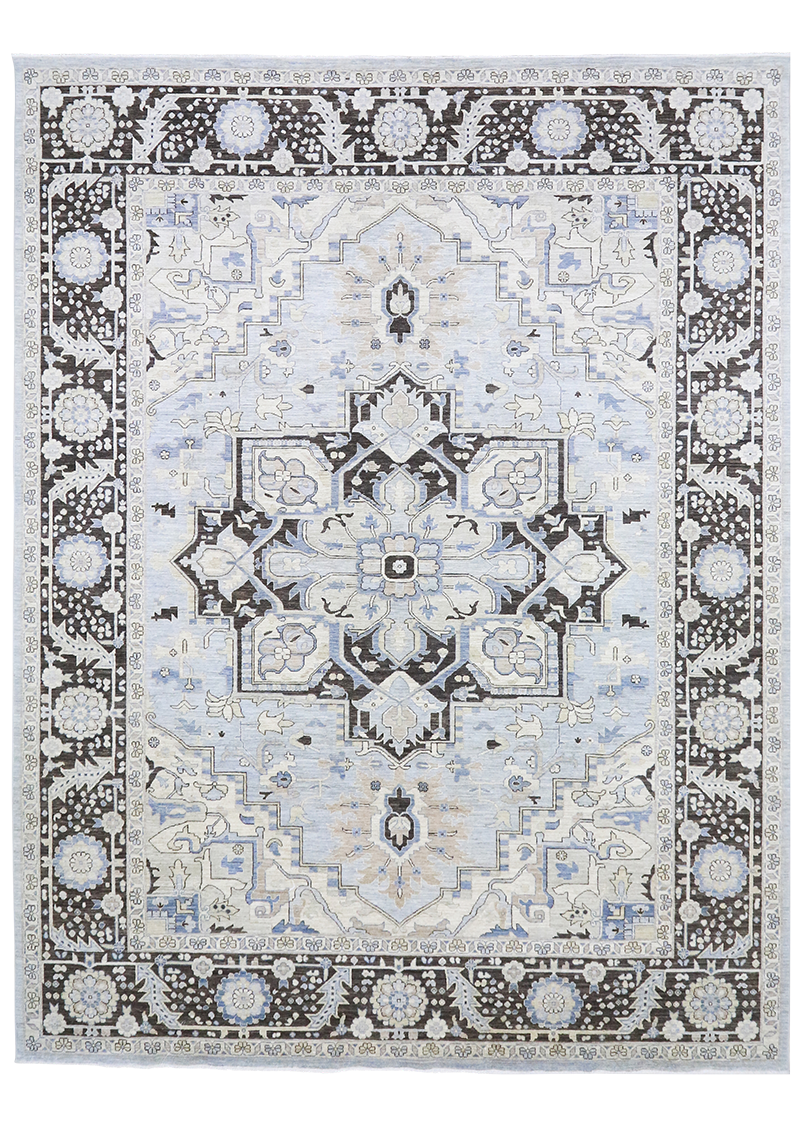 Winter Medallion Serapi 9'2" x 11'10"