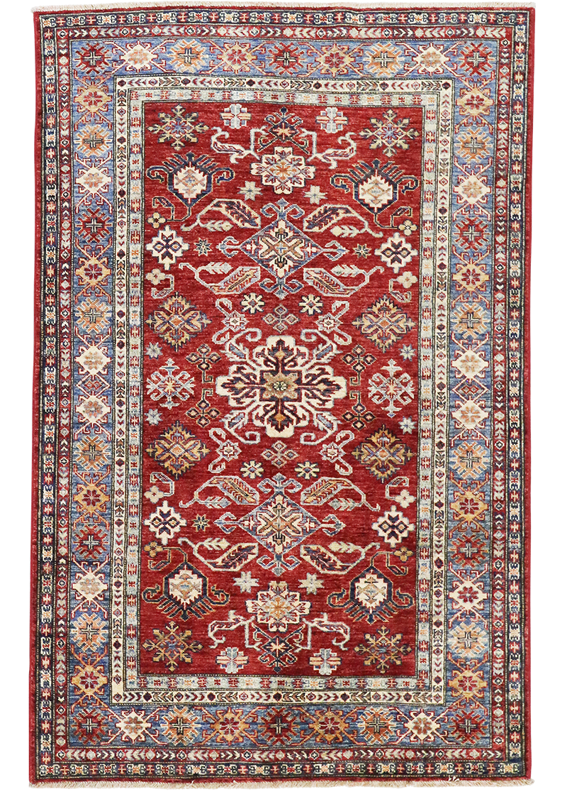 Currant Red Super Kazak 4' x 6'2"