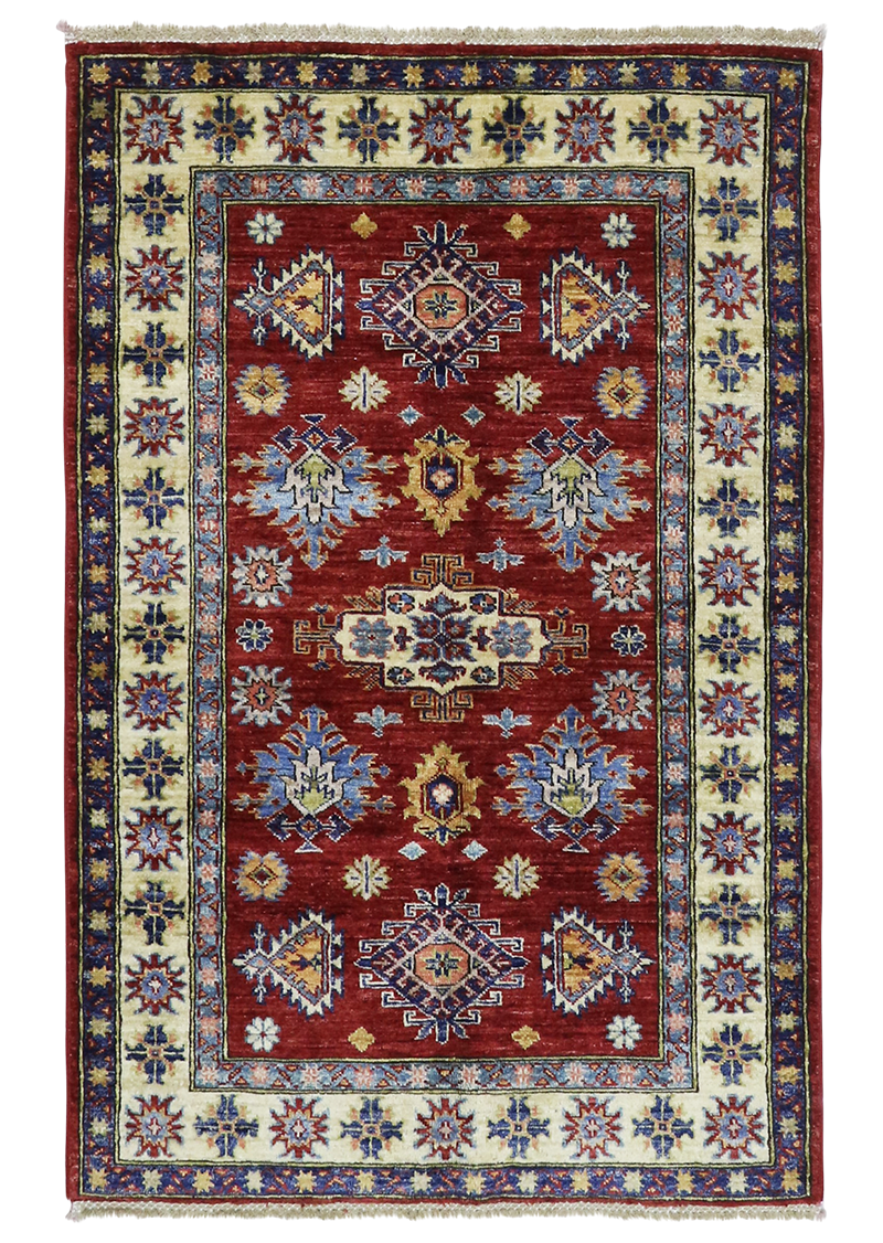 Saffron Champagne Super Kazak 3'3" x 5'1"