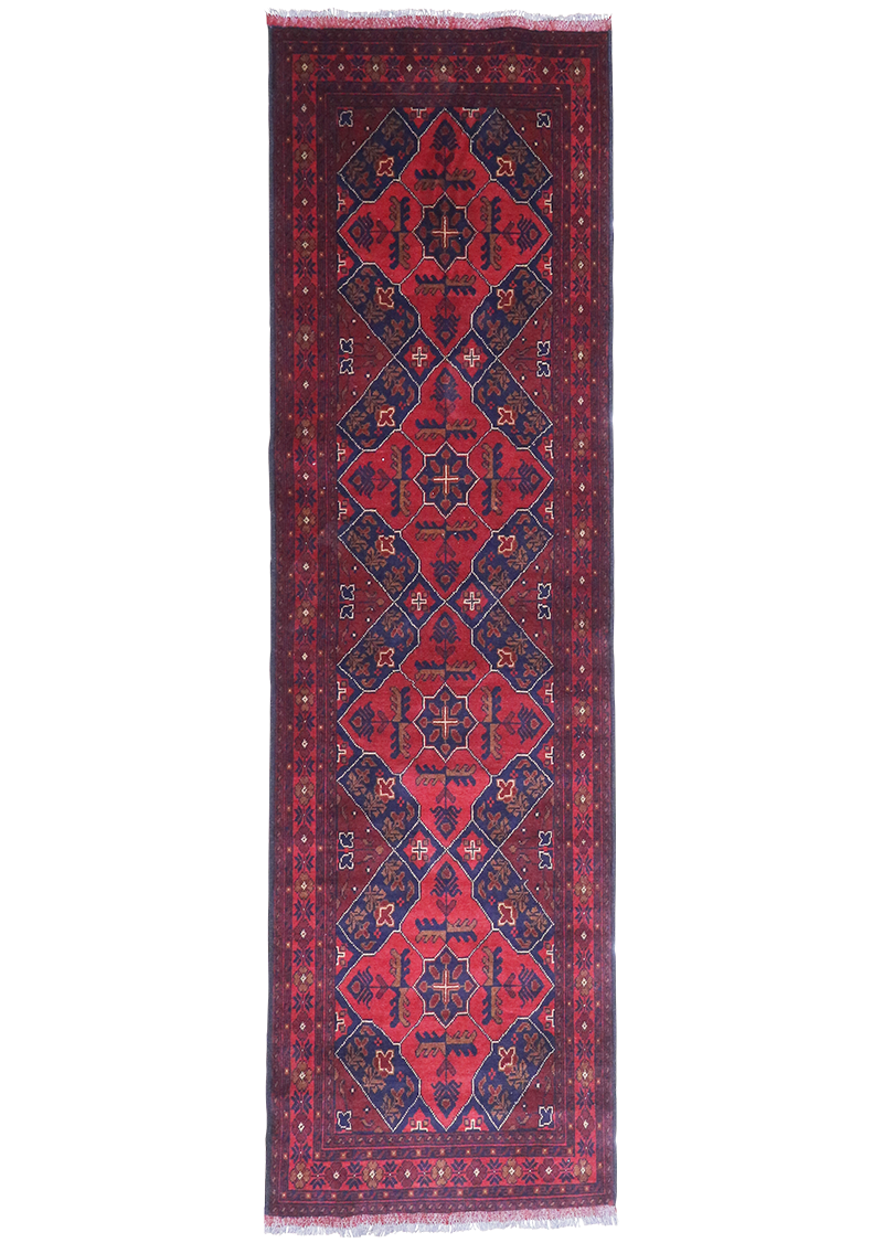 Burgundy Runner Bokara 2'8" x 9'5"