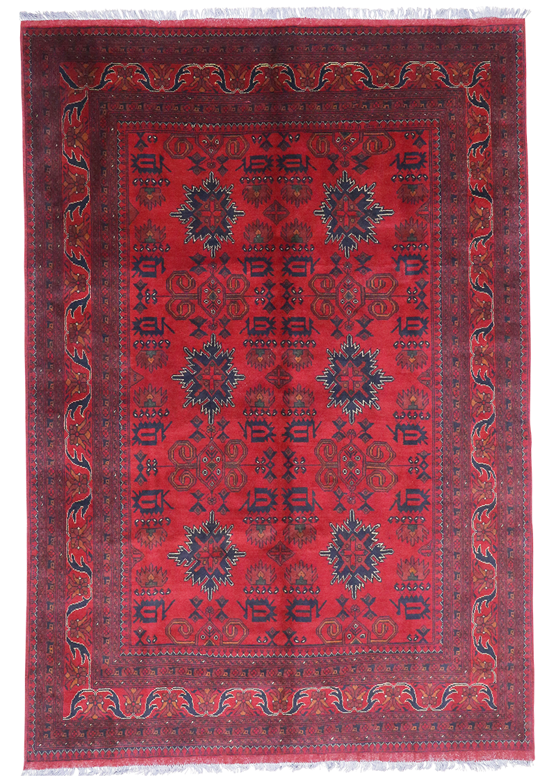 Burgundy Obsidian Bokara 6'7" X 9'6"