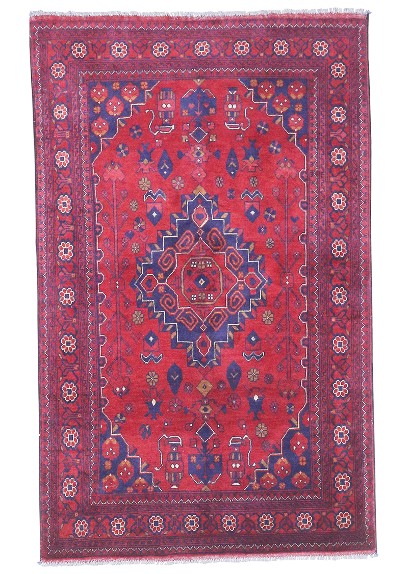 Coral Fire Bokara 4'0" x 6'5"