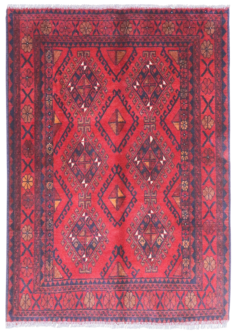 Burgundy Red 3'5" x 4'10"