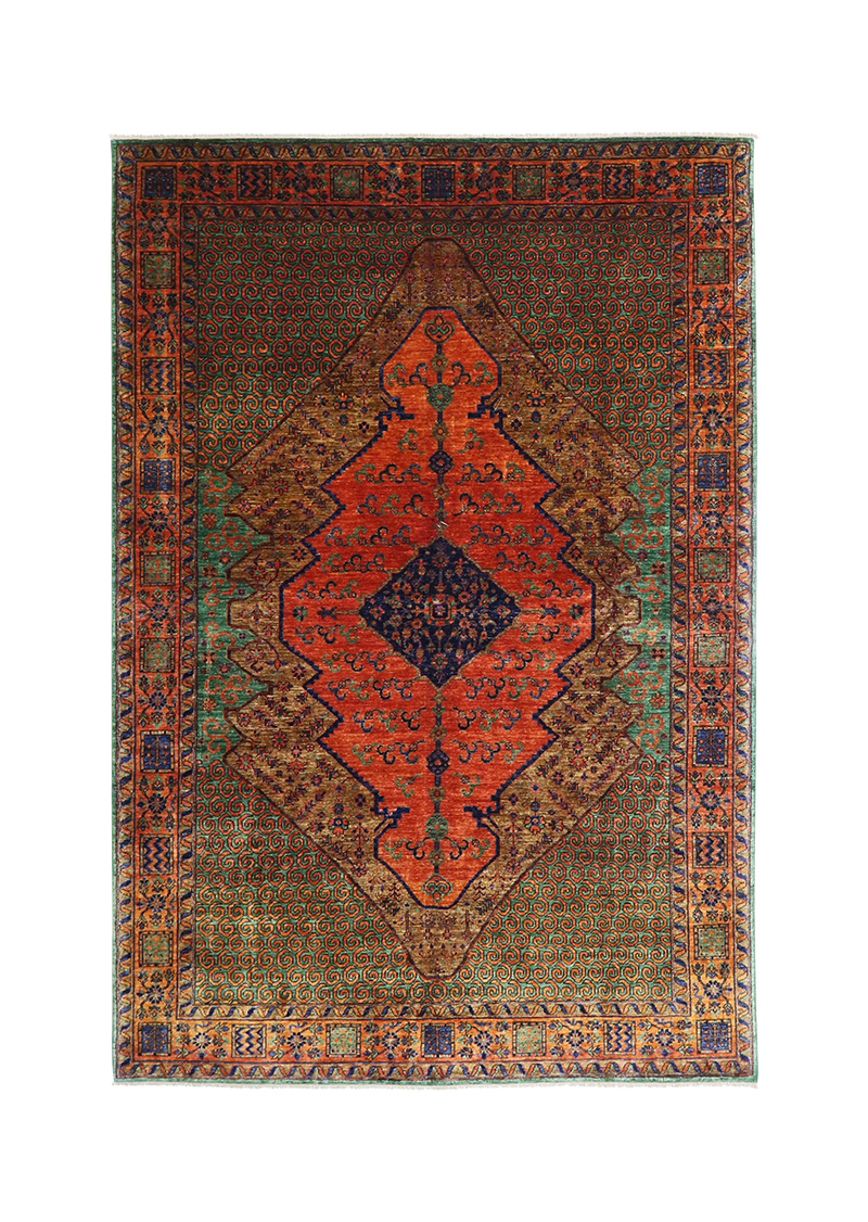 Fire Opal Kerman 6'9" x 9'11"