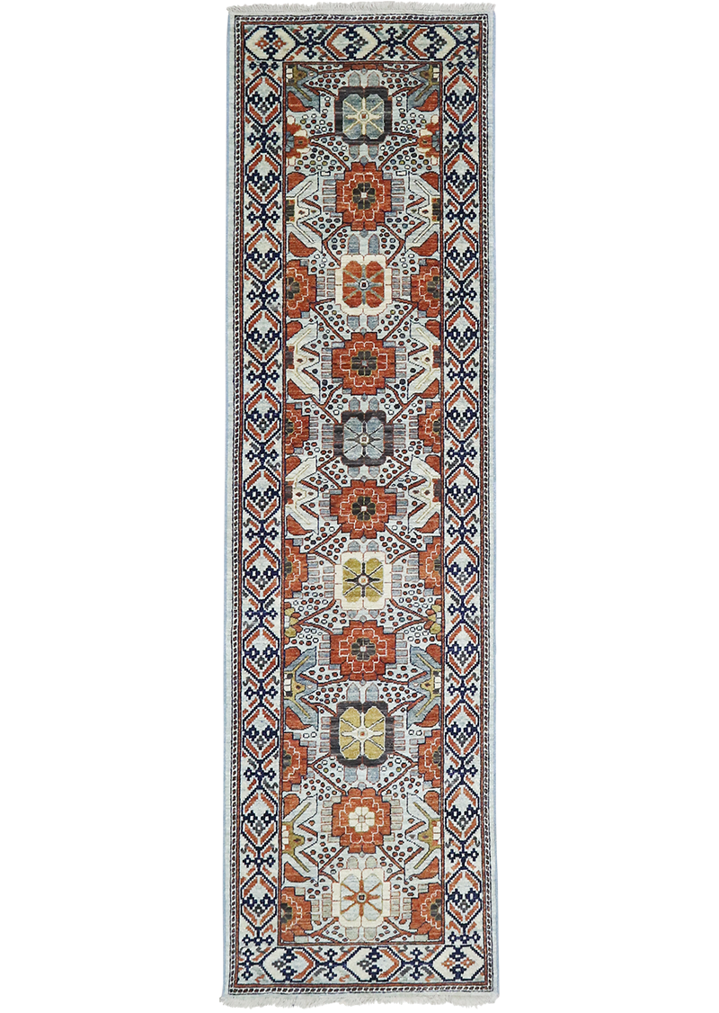 Pumpkin Runner Super Kazak 2' 9" x 10' 3"