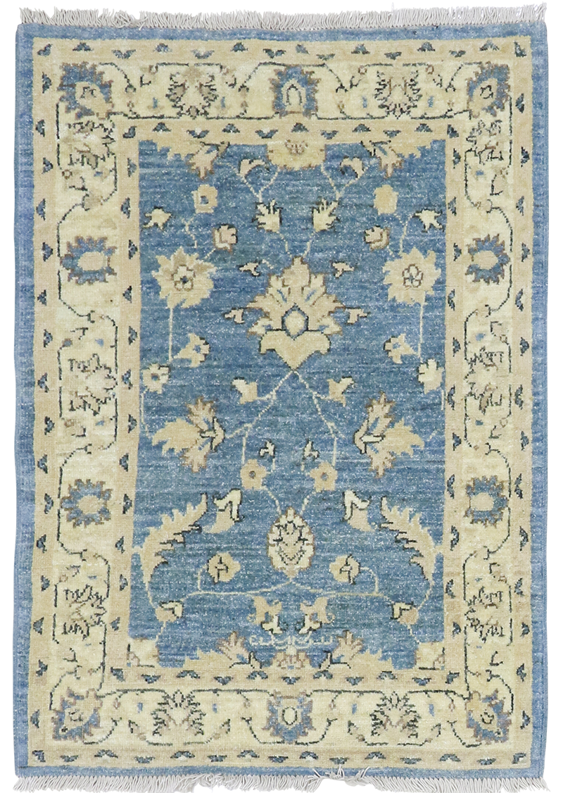 Artic Blue Tribal 2' 9" x 4'