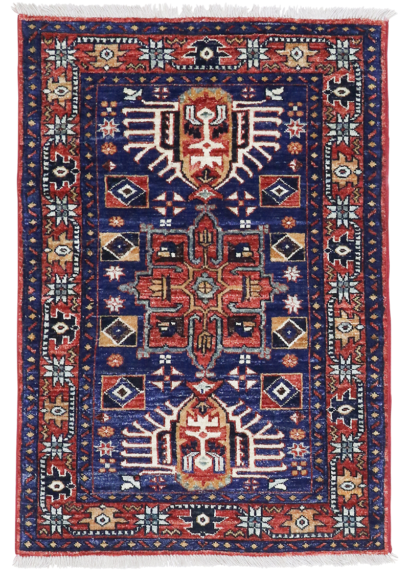 Navy Sunset Tribal 2' 9" x 4' 1"