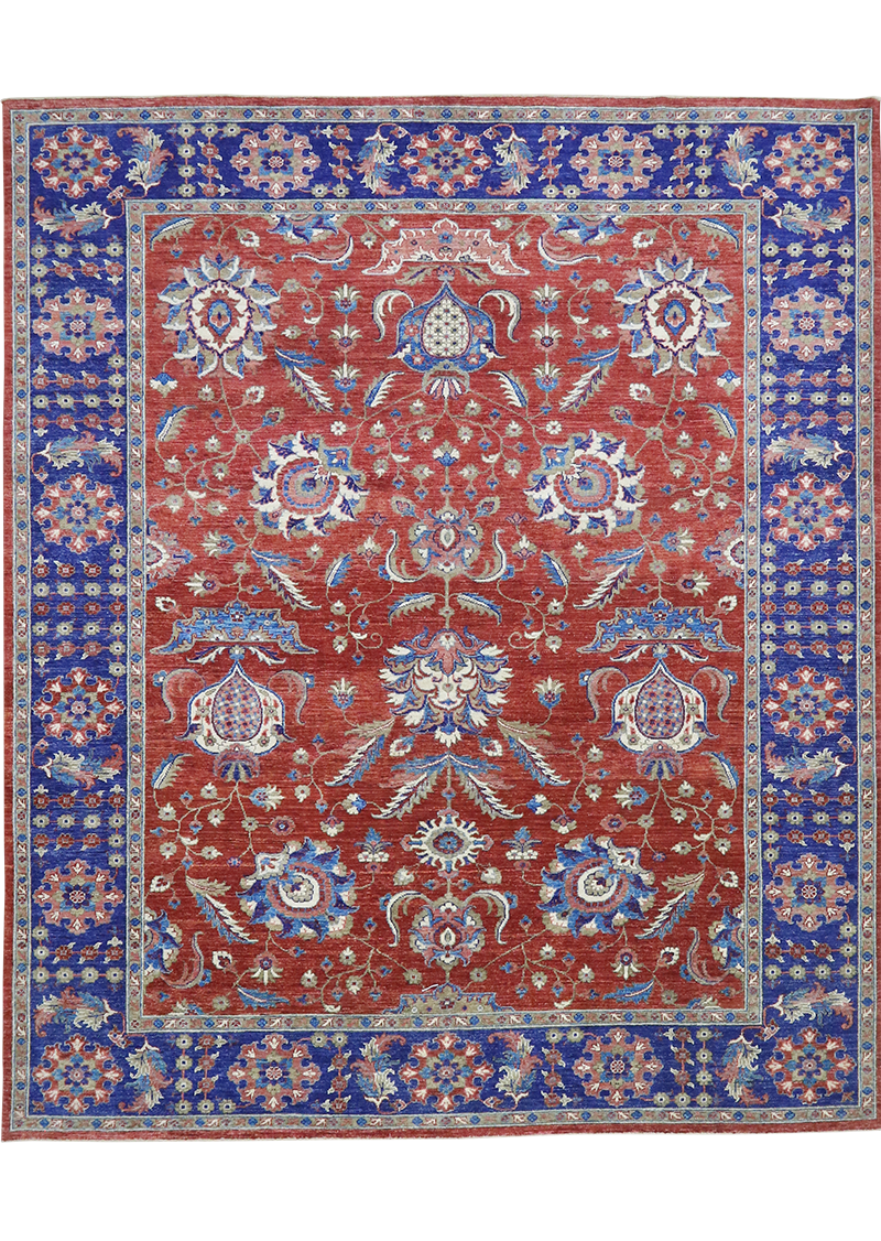 Striking Red Chobi 8' 2" x 9' 7"