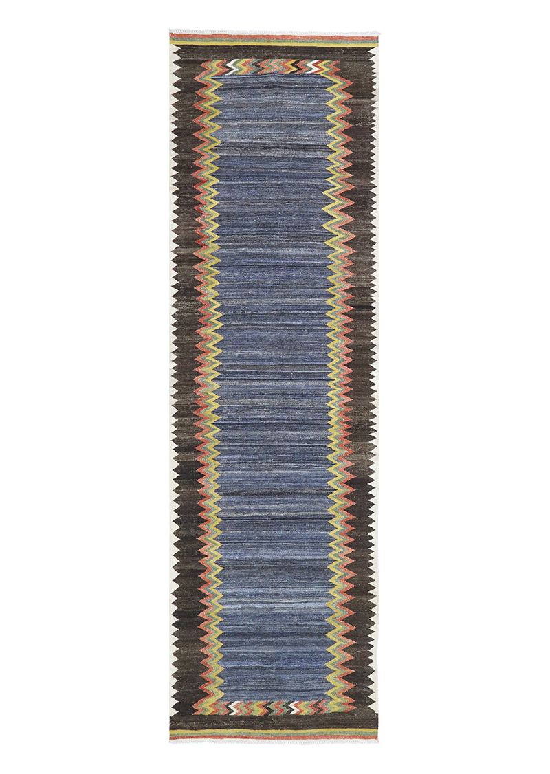 Blue Sunset Kilim 3'2" x 10'4"