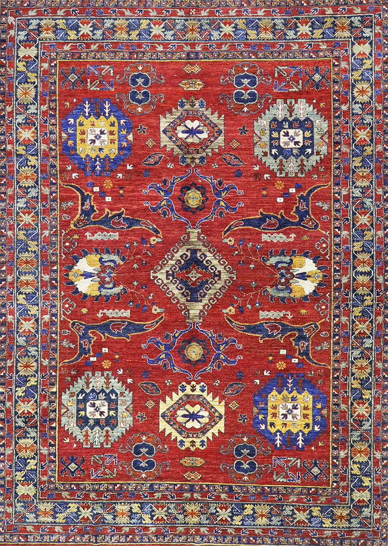 Saffron Red Chobi 9' 3" x 12' 10"