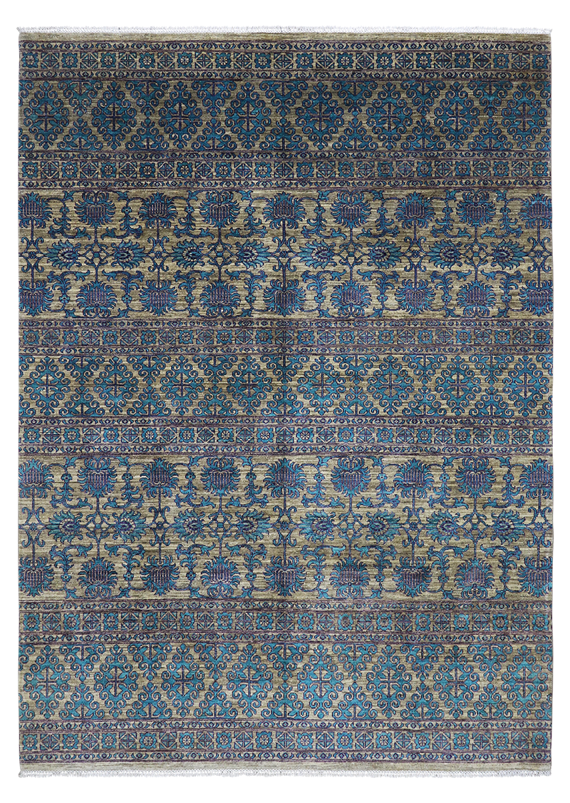 Sapphire Smoke Khorjin 7'1" x 9'7"