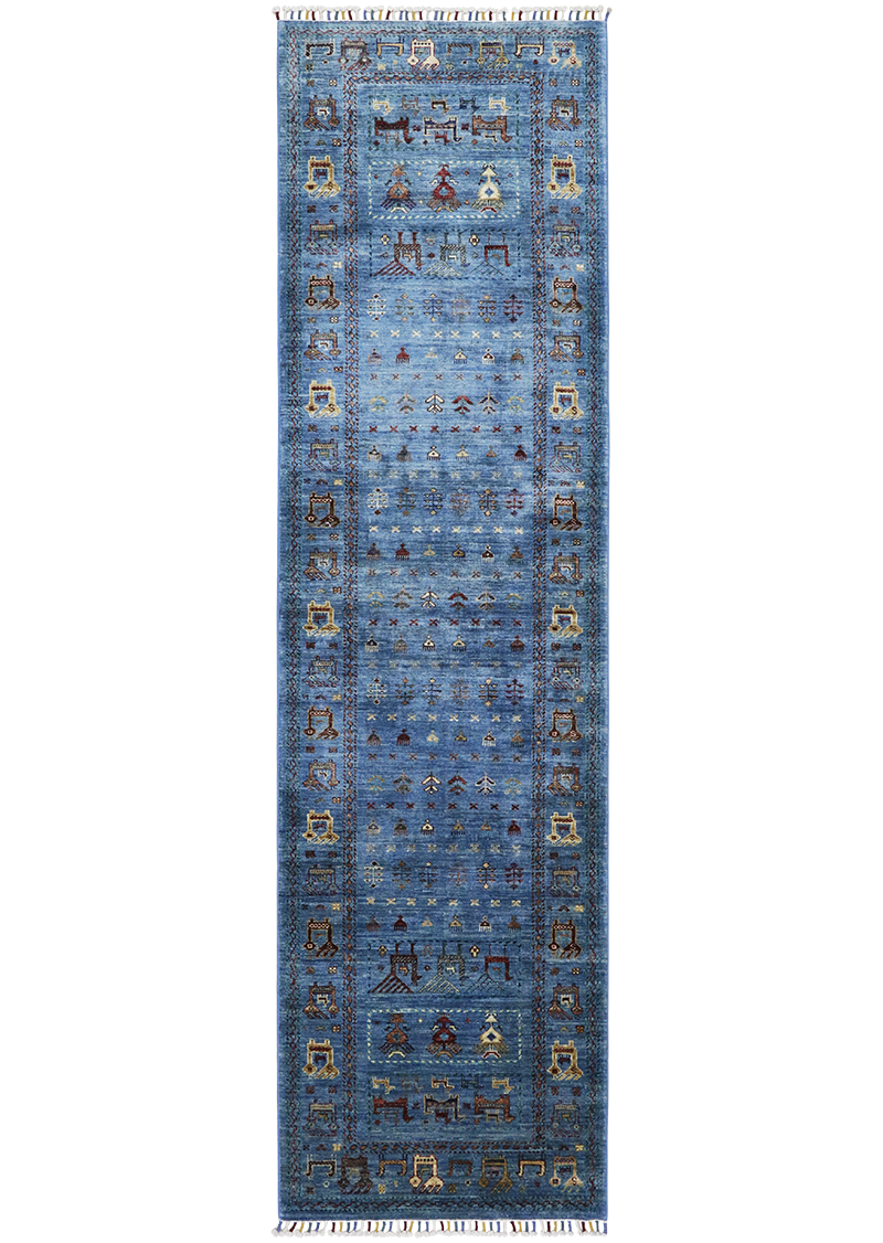 Azurite Runner Khorjin 2'8" x 9'7"