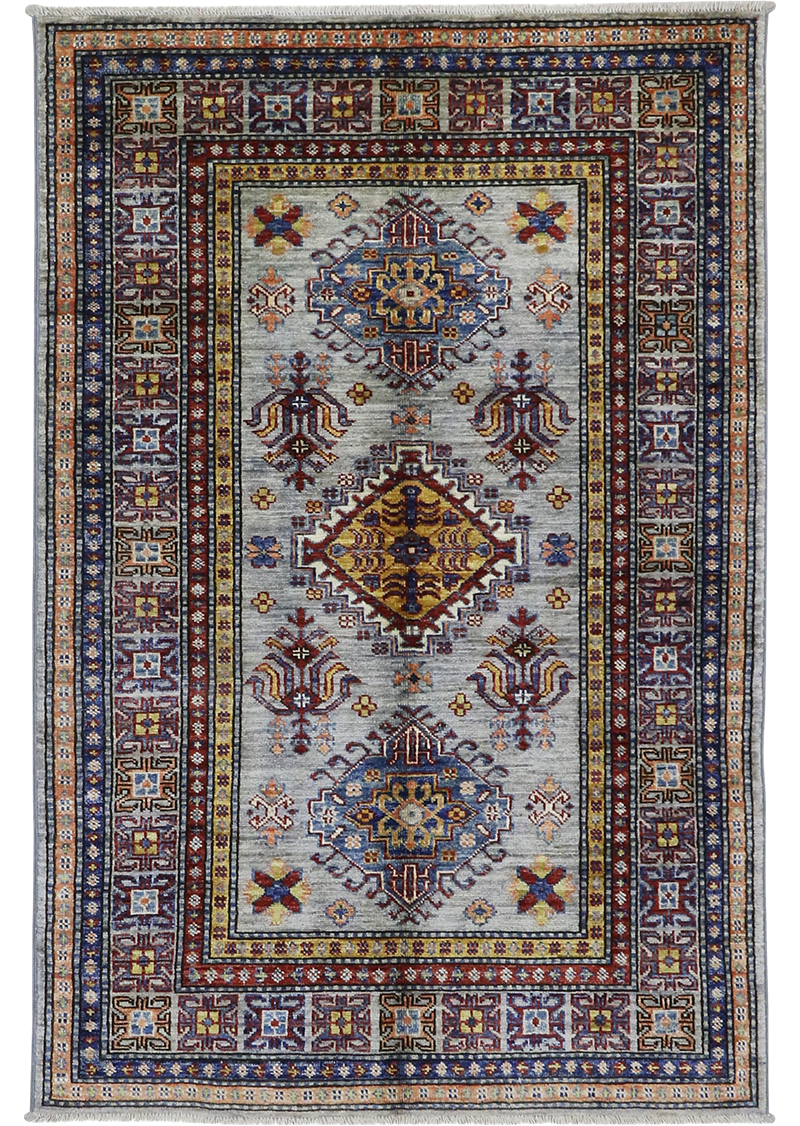 Ginger Graphite Super Kazak 3'3" x 4'11"