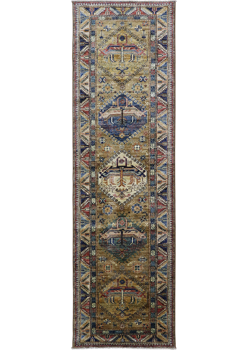 Peridot Runner Super Kazak 2'6" x 8'4"