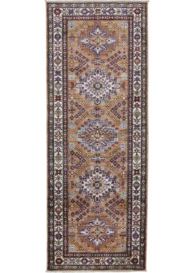 Eggshell Runner Super Kazak 2'6" x 6'9"